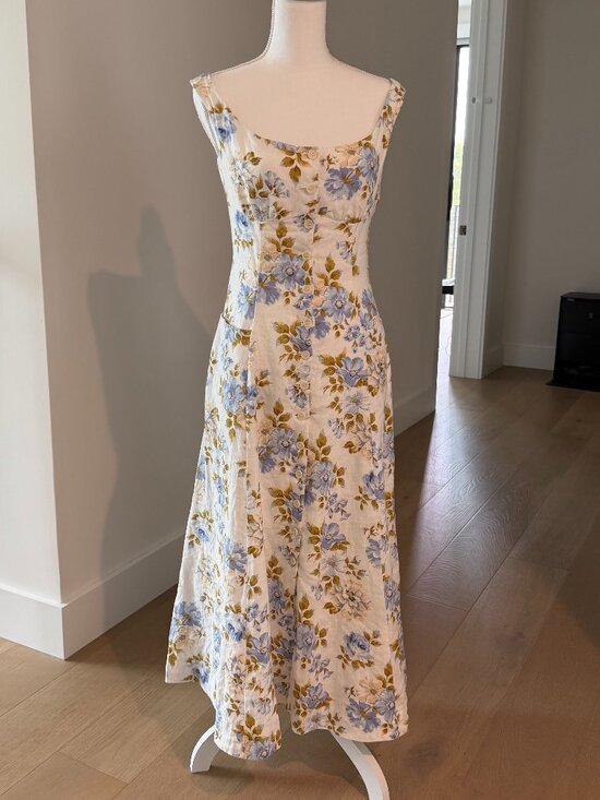 Reformation Dresses & Skirts - Reformation louisa Linen floral dress maxi